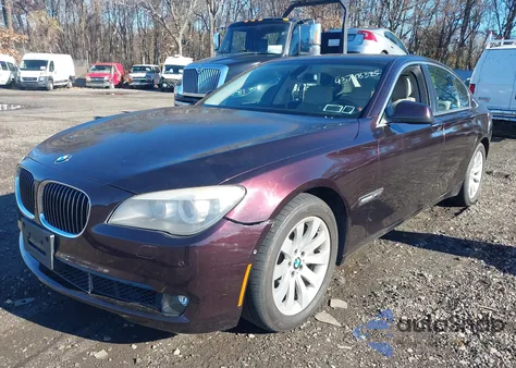 2011 BMW 750I xDrive from USA, damaged, VIN WBAKC6C56BC395326